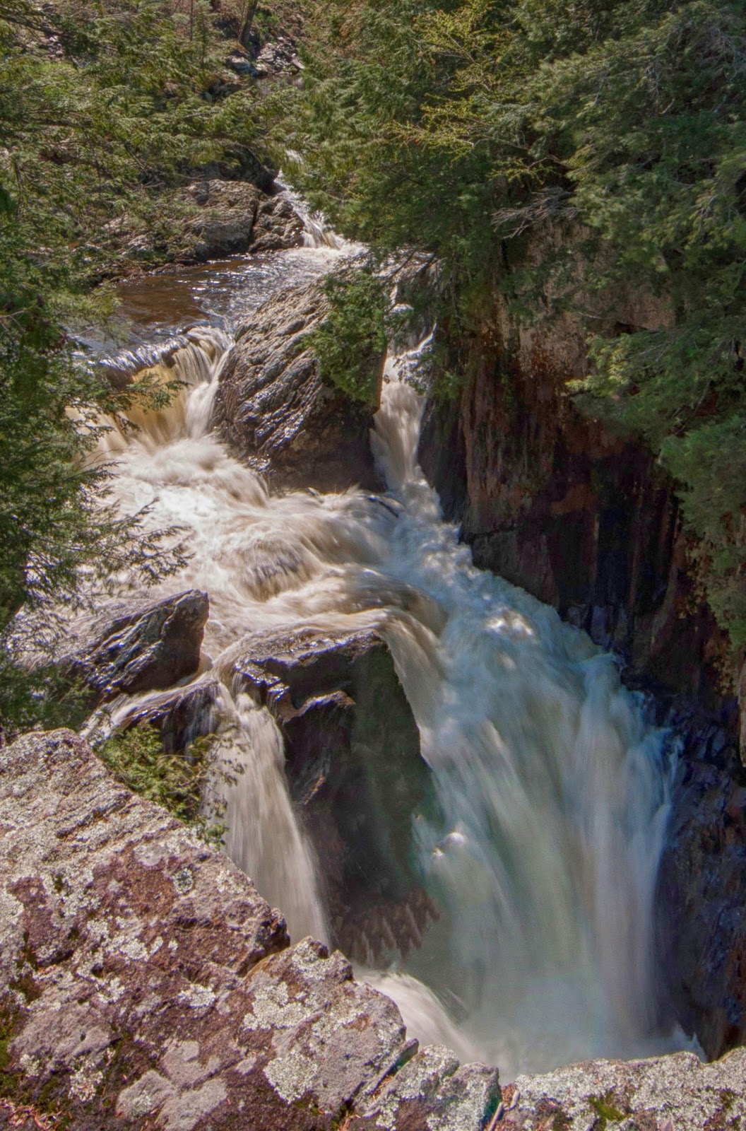 Carol's View Of New England Big Falls, Troy VT