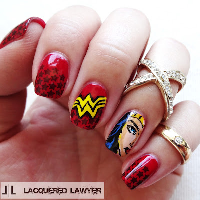Wonder Woman Nails
