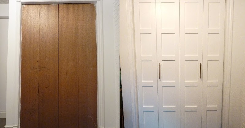 D I Y D E S I G N: Bi-Fold Closet Door Makeover: