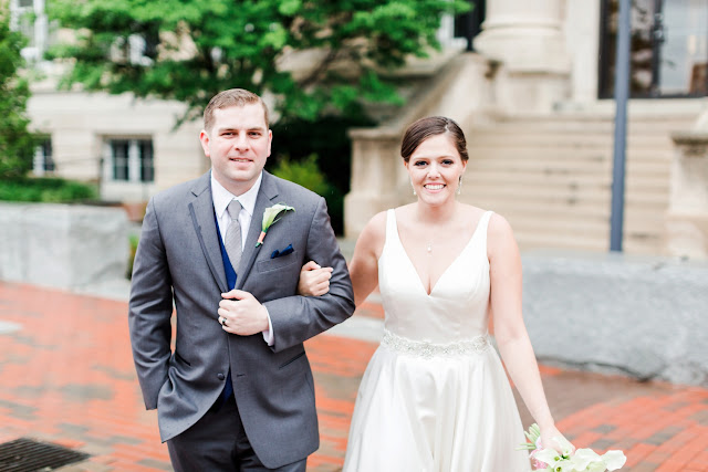 A classic Washington, DC wedding at St. Aloysius church and Top of the Town by Heather Ryan Photography