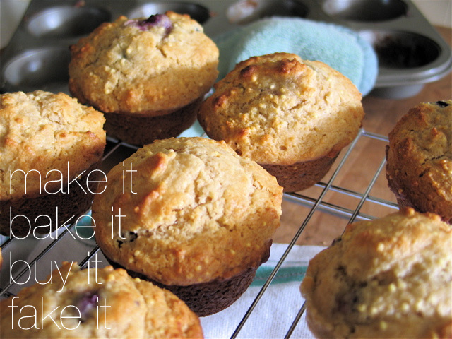 Millet Muffins with Blueberries
