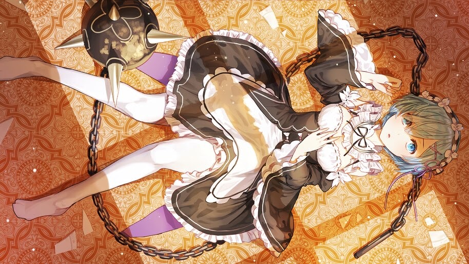 Rem, Re:Zero, Anime, Girl, Maid, 4K, #4.2693