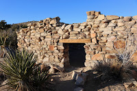 Structure ruins from Desert Queen Mine, Joshua Tree National Park