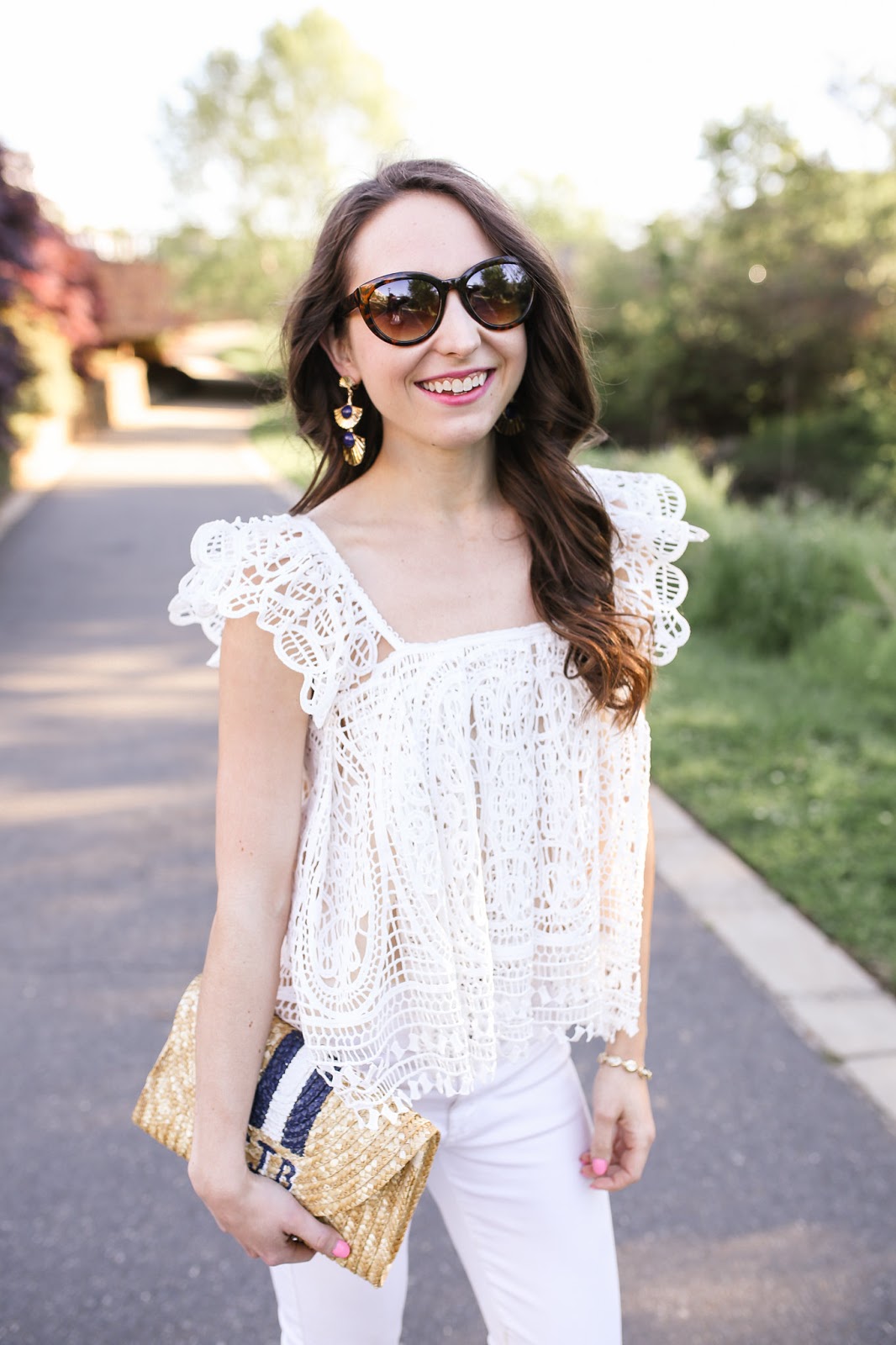 White Crochet Top | Caralina Style