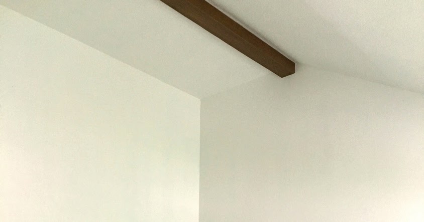 Our Faux Wood Beam In Our Vaulted Living Room Ceiling