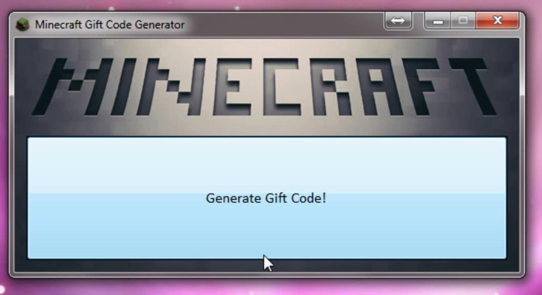 On minecraft redeem code generator. 