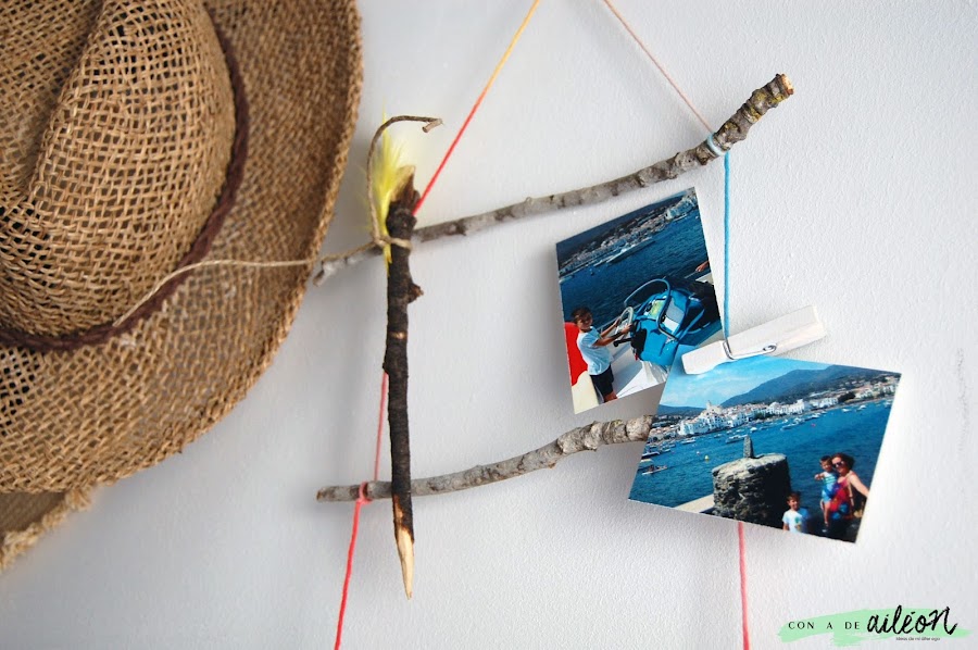 manualidad palos recuerdos diy aileon