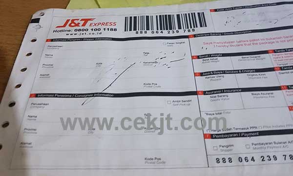 Cara Cek Nomor Resi J T Kiriman Kab Tapanuli Selatan