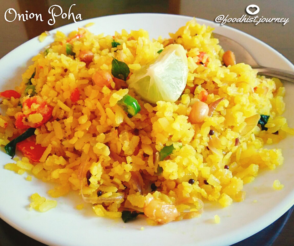 How to make delicious Onion Poha/ Flattened Rice at home?