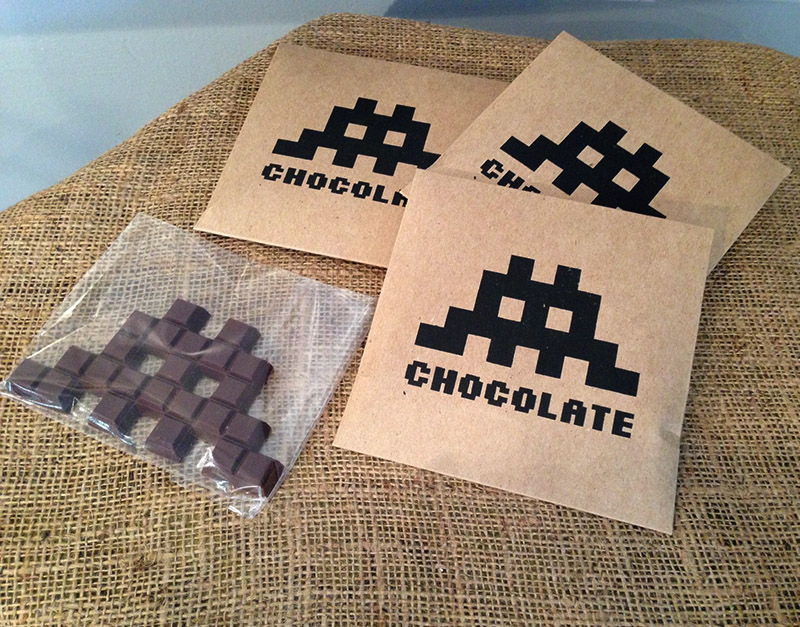 chocolate space invaders
