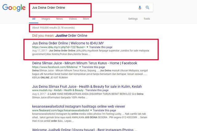 Rahsia Teknik Mendapatkan First Ranking Google Search 