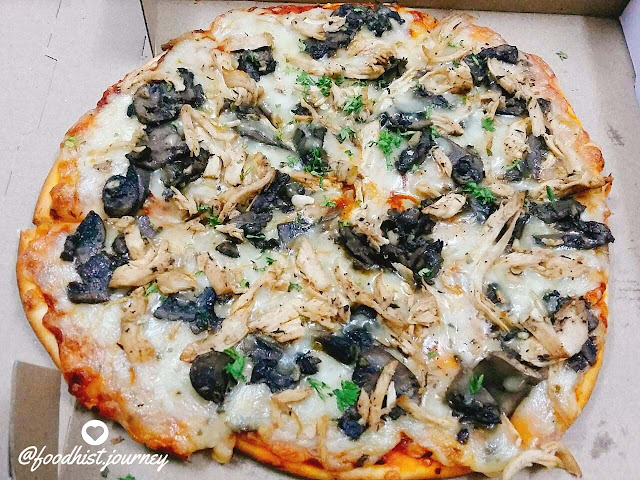 Pizza Adda, Roasted Chicken and Mushroom Pizza