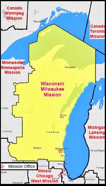 Wisconsin Milwaukee Mission Boundaries