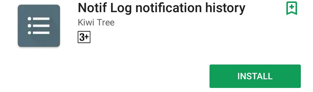 How to view past notification history - Notif Log