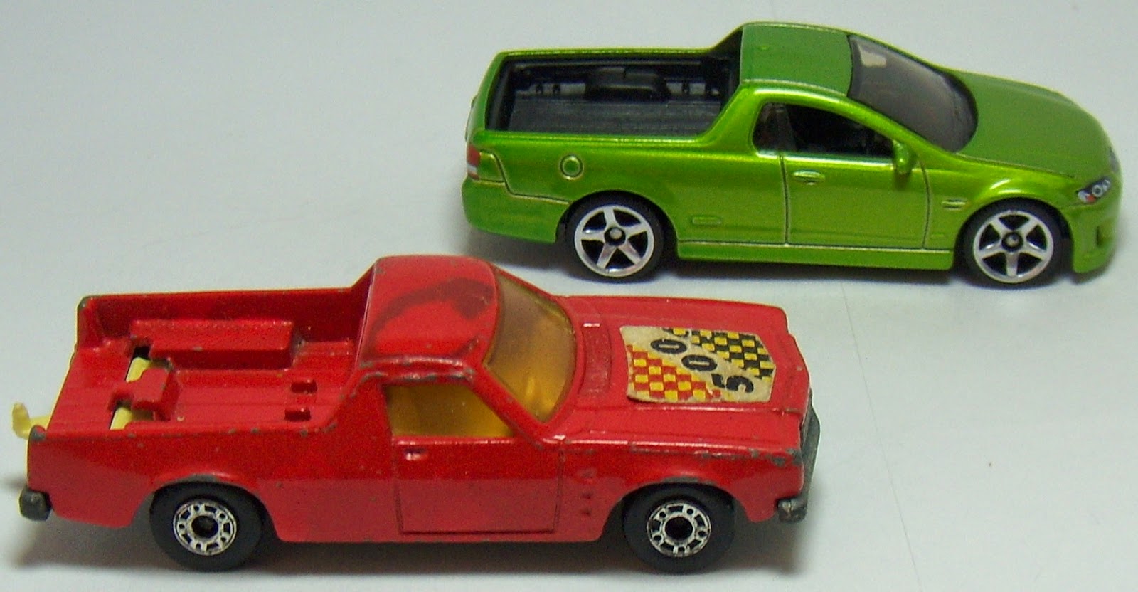 Matchbox Holden Ute's, Then and Now