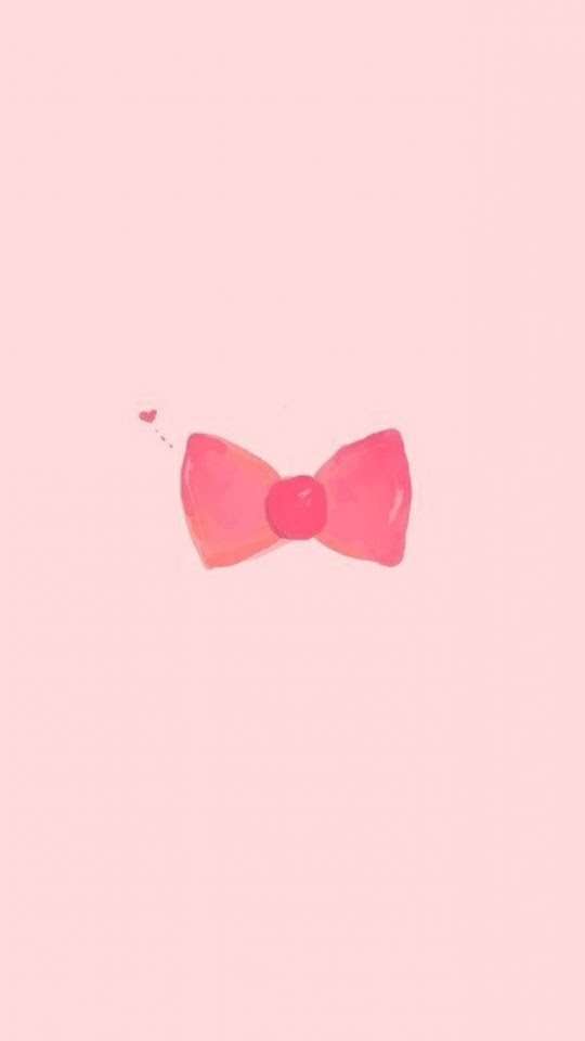   Hand Drawn Pink Bow   Android Best Wallpaper