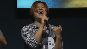 Matsukaze-san performs the iconic "Oyajiiiiiii!" ("Nooooooooo!") from the opening of Shenmue 1.
