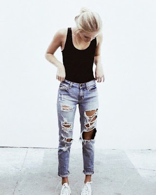 Outfits tumblr con jeans BOYFRIEND que te quedaran perfectos
