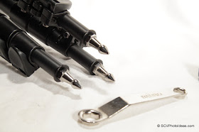Benro A-298EX steel spikes & spanner