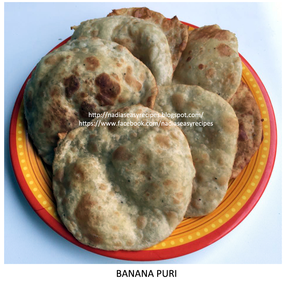 Banana puri Nadia's Easy Recipes
