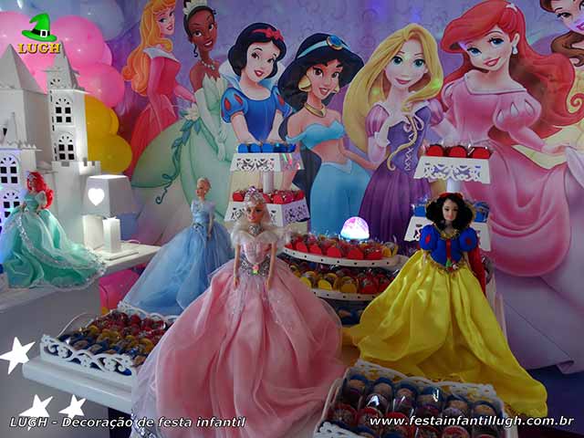 Ornamentação provençal Princesas Disney