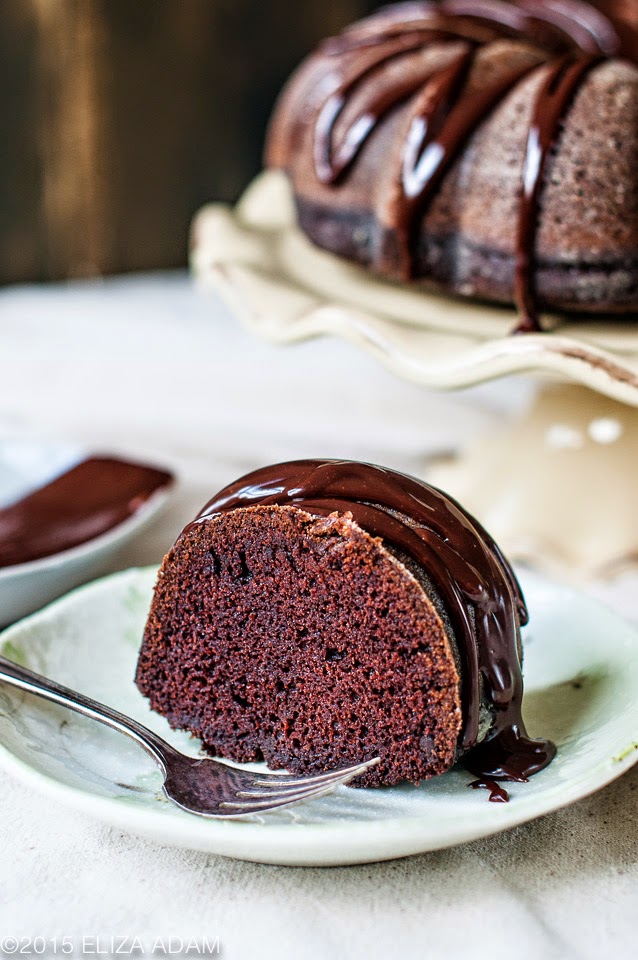 Notes from My Food Diary Double Chocolate Sour Cream Bundt Cake