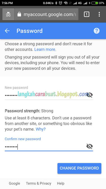 Cara Mengganti Password Akun Google | Akun Gmail