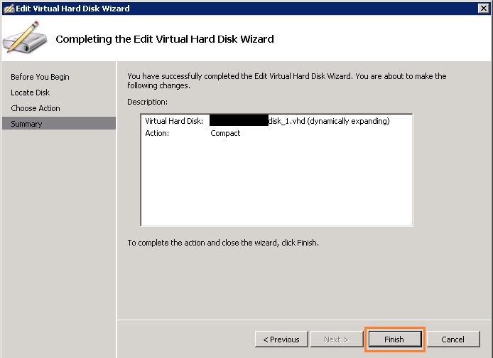 Aries's Sysadmin Blog HowTo Compact HyperV Dynamic Expanding VHD