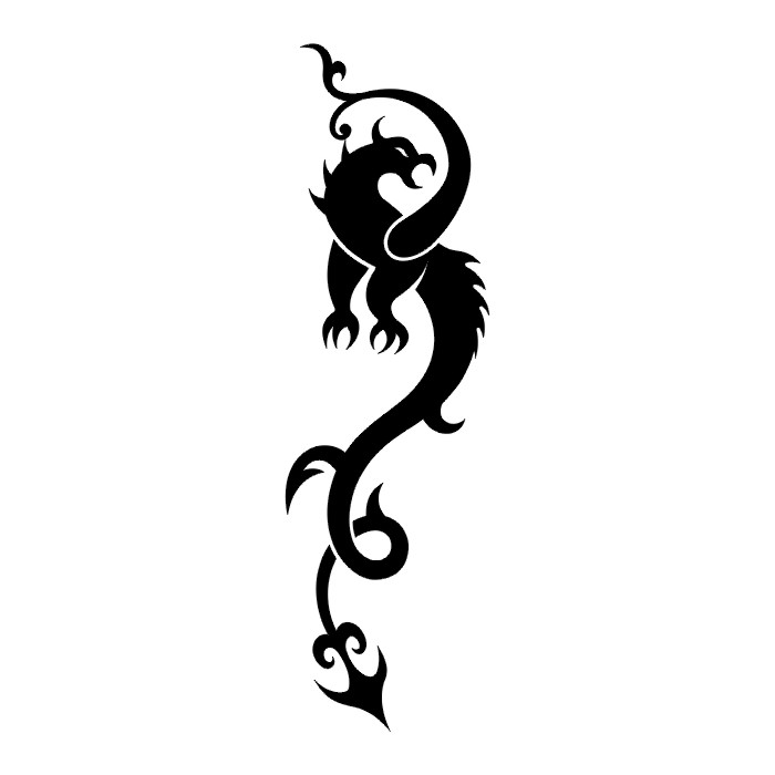 TATTOOS Dragon Tattoo Stencils 1