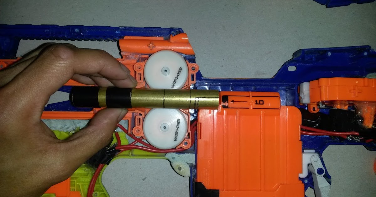 Outback Nerf Mod Flywheel Brass Guide (19/32" in an RS)