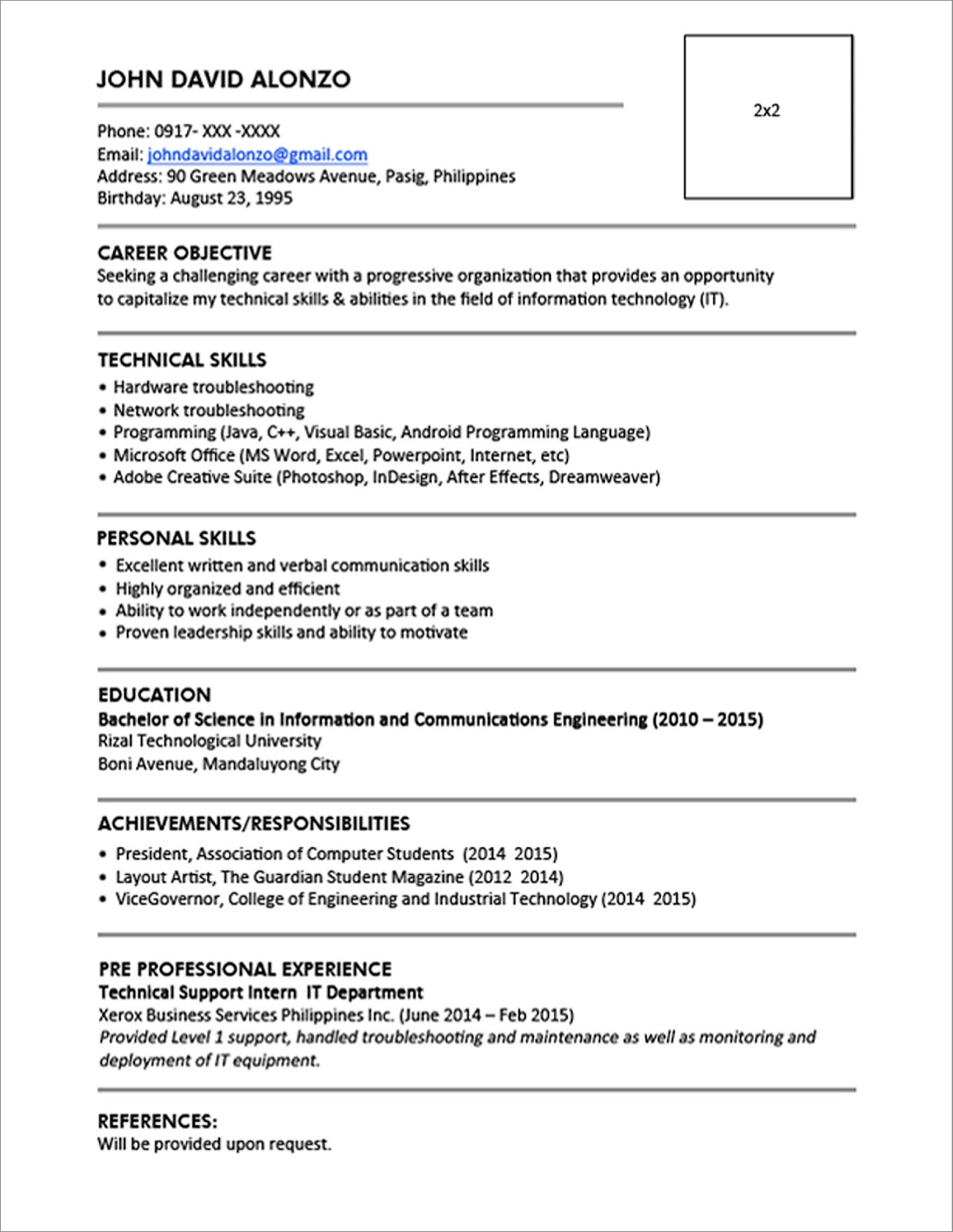 resume points