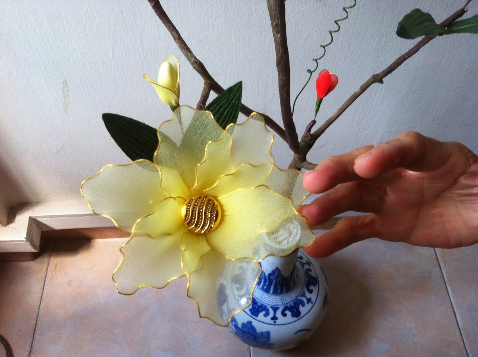 Handmade Stocking Flowers Singapore Handmade Stocking Flowers with