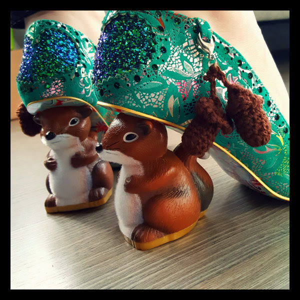 irregular choice nibbles mcnutty flocked squirrel heel detail irregular choice nibbles mcnutty flocked squirrel heel detail