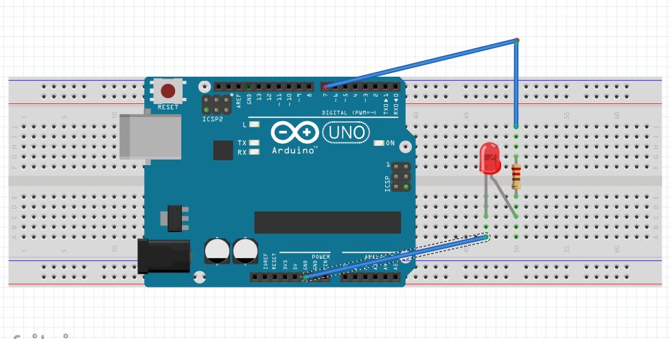 RoboDude: Blinking a led using arduino uno