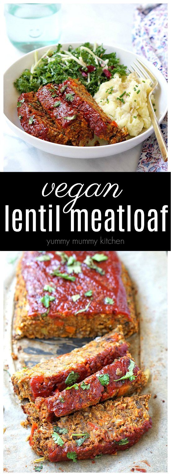 This easy veggie filled vegetarian and vegan lentil loaf is even better than the classic meatloaf! Be sure to use green or brown lentils, not red. This easy veggie filled vegetarian and vegan lentil loaf is even better than the classic meatloaf! Be sure to use green or brown lentils, not red.