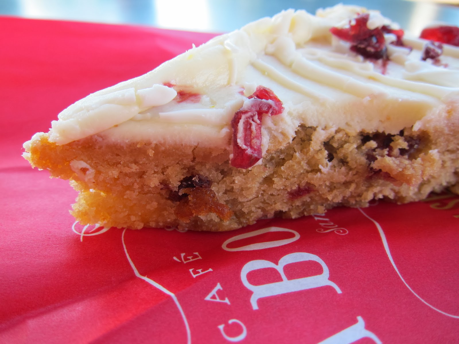 Review Starbucks Cranberry Bliss Bar