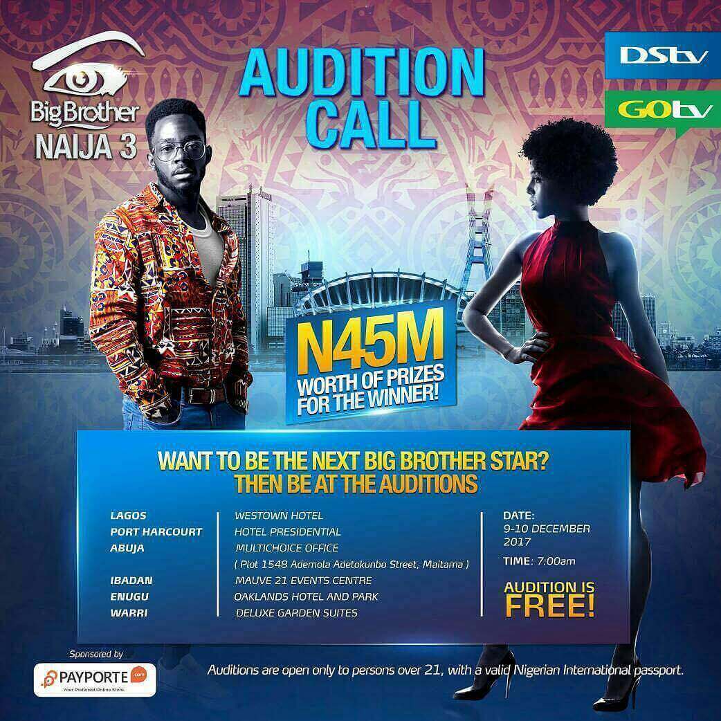 Big Brother Naija Is Set To Return With Third Edition (See Audition