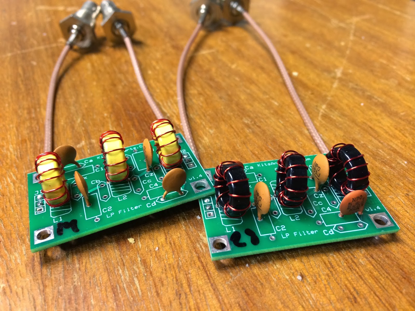 Wonderful small filter kits for HF projects!