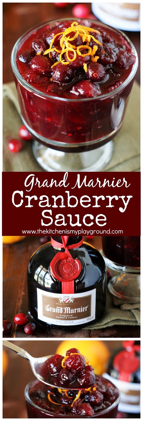 Grand Marnier Cranberry Sauce The Kitchen is My Playground
