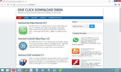 Opera Browser 31.0.1889.99 Screenshot - Running One Click Download India