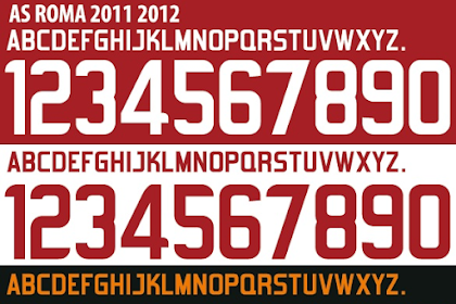 Font Vector As Roma 2011 / 2012