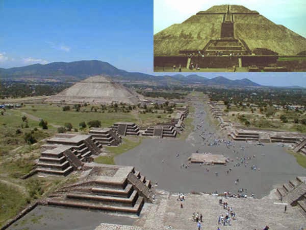 The ancient city of Teotihuacan, Mexico