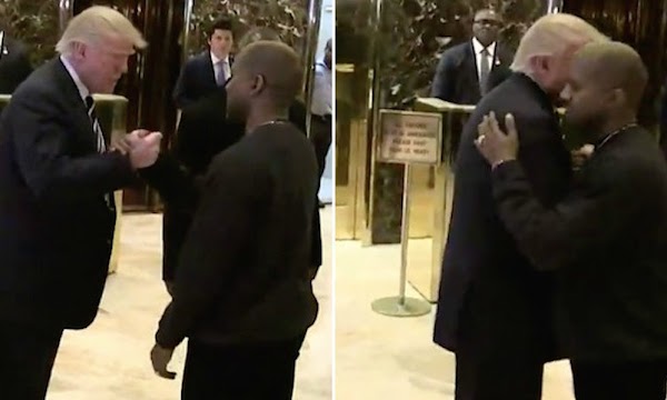Kanye West expresó su afecto por Donald Trump