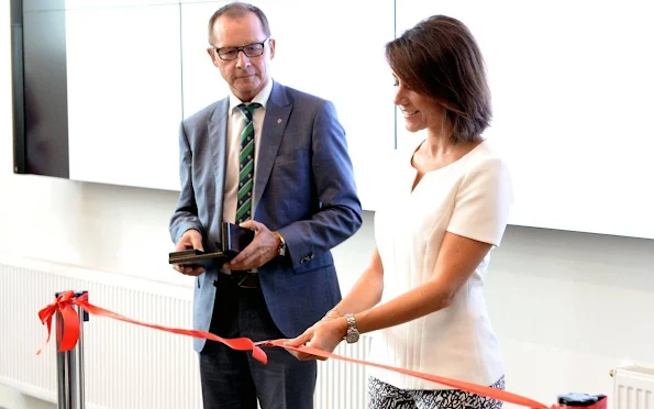 Princess Marie of Denmark attended the official opening of the Tonder Campus (VUC Syd)
