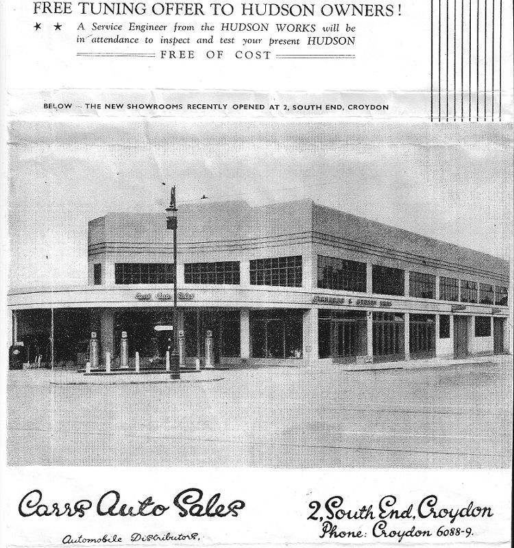 Vitessesteve blog Carrs AutoSales Ltd of Croydon Triumph car dealers 1