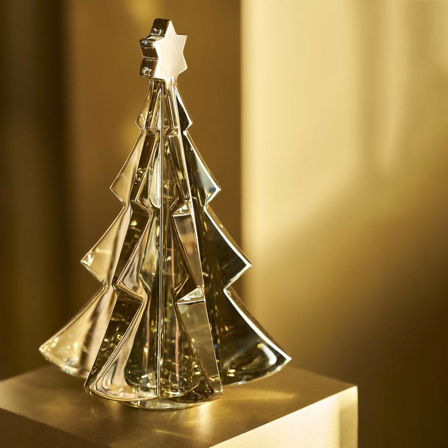 Satchel Baccarat Crystal Christmas Meribel Fir Tree 2017