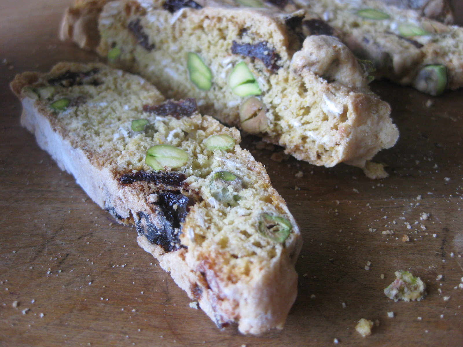 Northeast Locavore Pistachio and DriedCherry Biscotti from the new