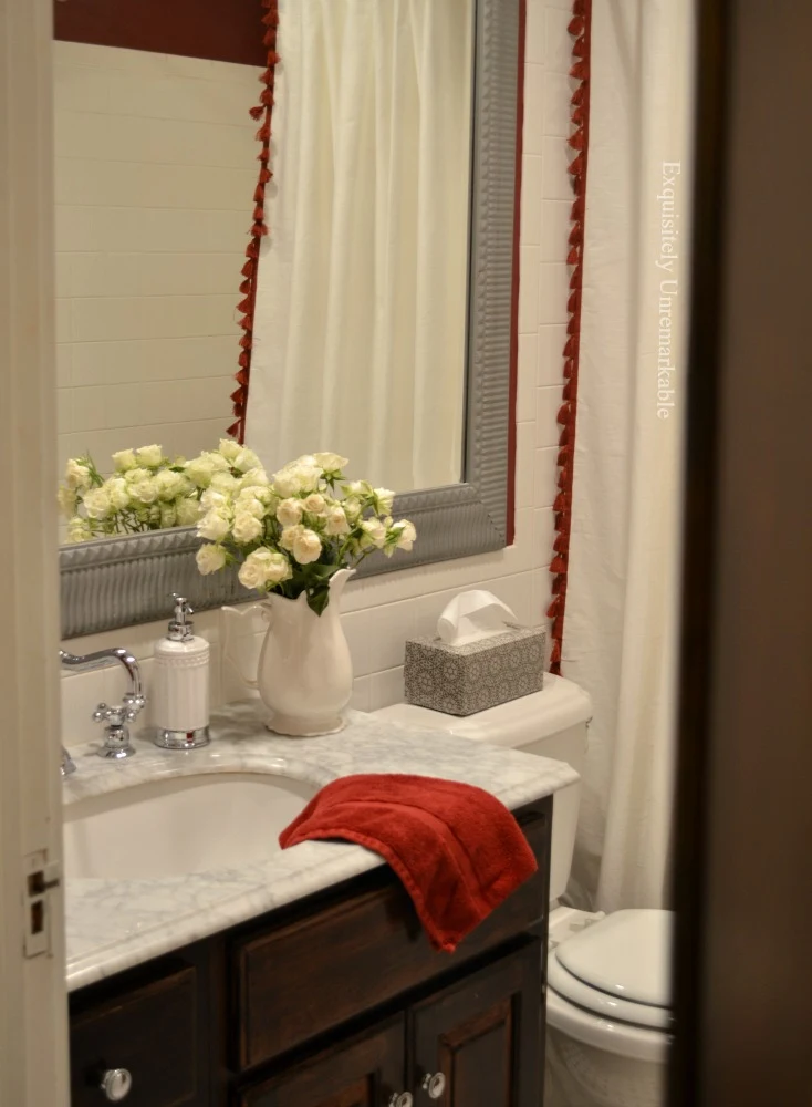 Charming Cottage Style Guest Bathroom