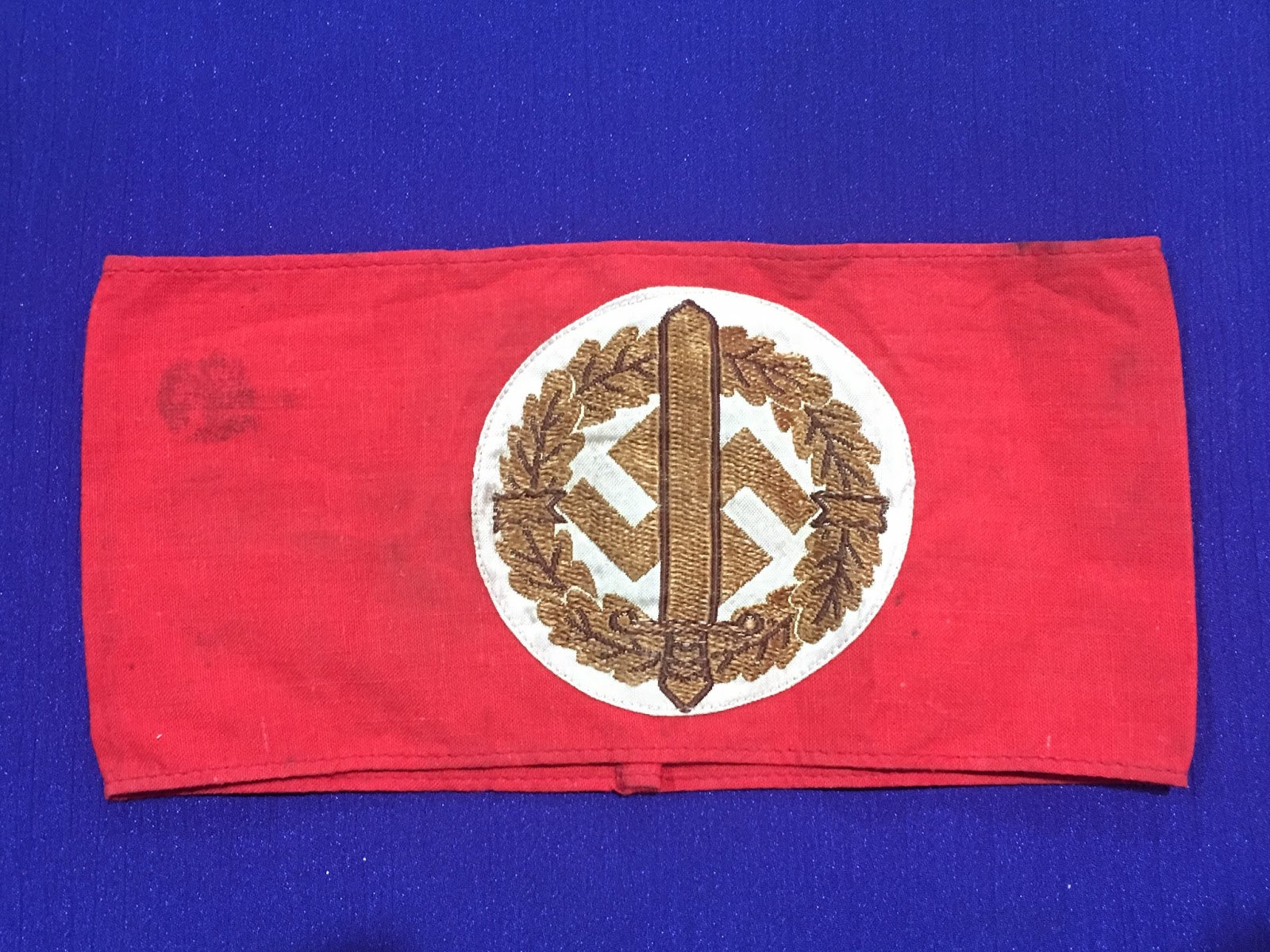 WW2 German Militaria Collectibles WWII German Nazi SA Sports Armband WW2 German Militaria Collectibles WWII German Nazi SA Sports Armband