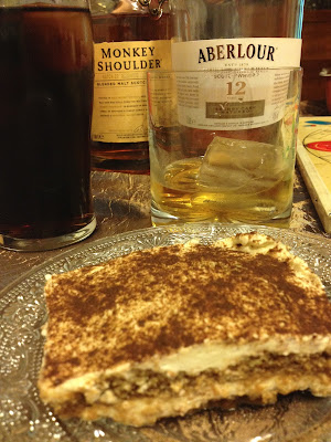 Estofado de costillar de jabalí - Jabalí de Galicia - Caza - Estofado - Whisky - Aberlour 12 - The Balvenie 12 Triple Cask - Monkey Shoulder - The Glenrothes - Talisker - Receta - Receta de caza - El gastrónomo - Tiramisú - Chocolate Valor